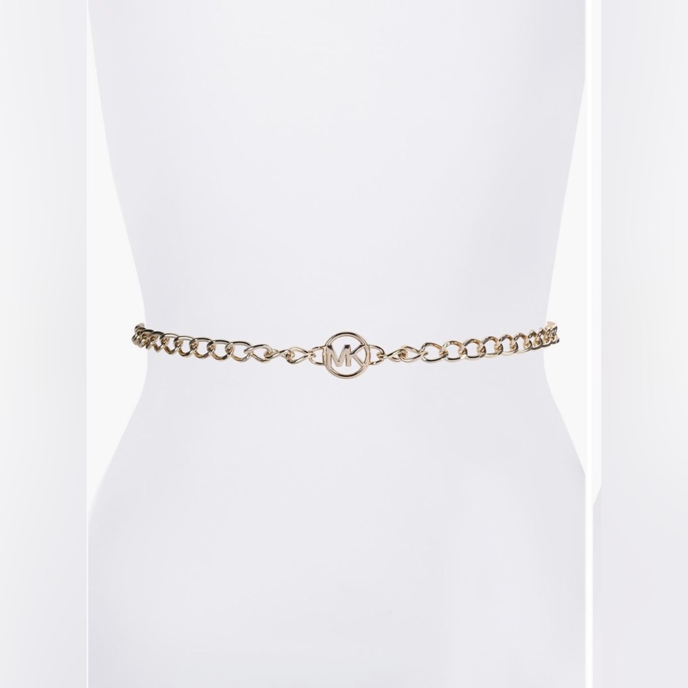 MICHAEL Michael Kors Logo Chain Belt